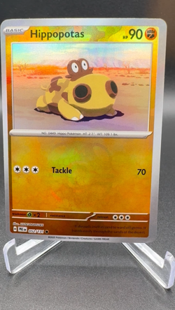 Hippopotas 052/131 Master Ball Prismatic Evolutions Pokemon TCG - Image 2