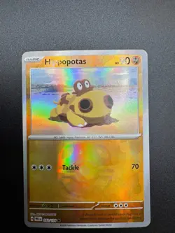 Hippopotas 052/131 Master Ball Prismatic Evolutions Pokemon TCG - Image 4