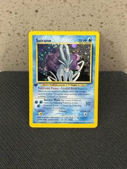Near Mint-Pokemon TCG Suicune Holo Rare Card 14/64 Neo Revelation 1st Edition - Image 1