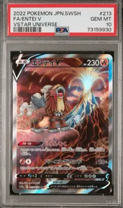PSA 10 - Pokemon VSTAR Universe Entei Suicune Raikou Set Japanese 213 215 218 - Image 3
