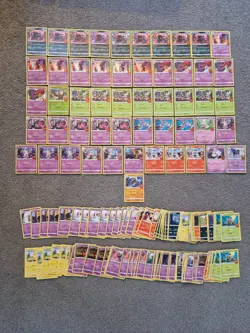 Trick Or Trade Pokemon Card Bundle x 167 TCG Holo Rare Common Uncommon - Image 1