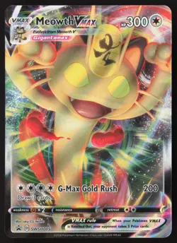 Meowth VMAX SWSH005 Pokemon Sword and Shield Promo - Image 1
