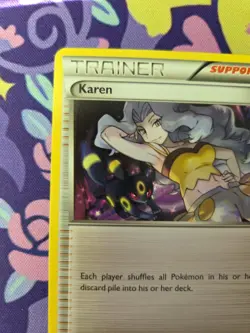 Pokemon TCG Black Star Promo Karen XY177 Near Mint - Image 2