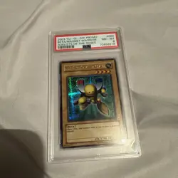 Yugioh Beta The Magnet Warrior DOR-002 PSA 8 NM-MINT Secret - Image 4