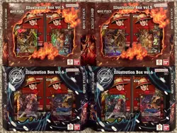One Piece TCG Illustration Box Lot 5 & 6 OP-13 sealed New! - Image 1