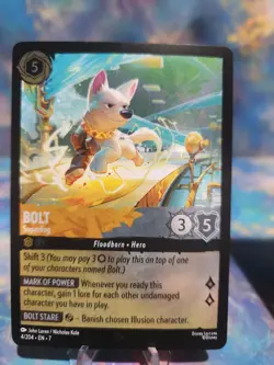 Bolt 4/204 Superdog Super Rare Foil Disney Lorcana - Image 1