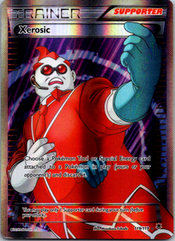 Xerosic 119/119 Full Art Ultra Rare Phantom Forces Pokemon TCG Card NM - Image 1