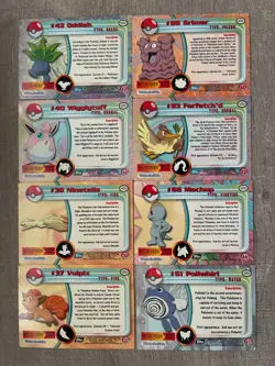 1999 Topps Pokemon TV Animation Edition - 8 CARD LOT "TV2" - Image 2