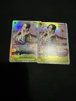 Bandai One Piece Card Game Boa Hancock PRB02 Holo x2 English - Image 2