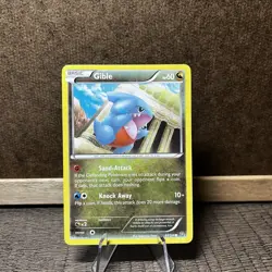 Gible 87/124 - Pokemon Dragons Exalted Common Card - Image 1