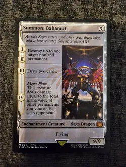Summon Bahamut Regular Final Fantasy Magic the Gathering Modern Card 0001 - Image 1