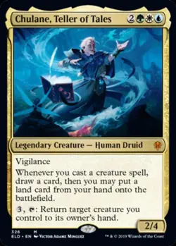 Chulane, Teller of Tales -Foil Near Mint MTG Throne of Eldraine - Image 1