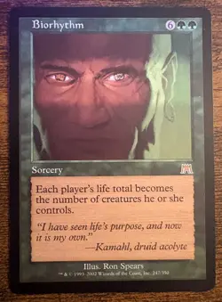 MTG-Biorhythm. Magic the Gathering onslaught. Good condition - Image 1