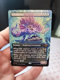 Wistfulness X1 BORDERLESS-NM/M-Lorwyn Eclipsed - Image 1