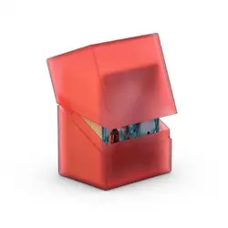 ULTIMATE GUARD BOULDER Standard DECK CASE 100+ sleeve Card Box MTG Ruby - Image 1