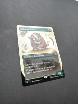 Badgermole Cub Borderless MTG Standard Commander EDH NM - Image 2