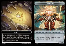 Plot (0020) // Construct (0003) Double-Sided Token - Outlaws of Thunder Junction - Image 1