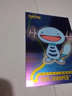 Mint/Nm Topps Pokemon Johto Series 1 Silver Foil Holo Wooper #194 Water Rare #66 - Image 4
