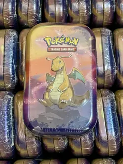 Pokemon Kanto Power Mini Tin B19 Dragonite (Crimson & XY Ancient Origins) - Image 1