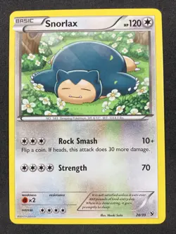Pokemon TCG Snorlax 26/39 Kalos Starter Set Regular - VLP - Image 1