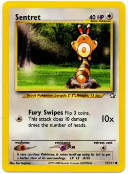 Pokemon - SENTRET 71/111 Neo Genesis NM - Image 1