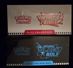 Pokemon Black Bolt And White Flare Elite Trainer Box ETB Set Of 2 - Image 4