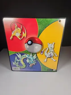 1999 Pokemon TCG WOTC Ultra Pro Base Set 3-Ring Binder - Image 2