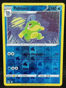 Politoed 032/196 Reverse Holo Rare Lost Origin Pokemon Pack Fresh Near Mint - Image 1