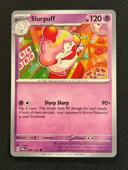 Slurpuff 084/195 non-holo ~ Cute Pink Pokemon Gallery - Image 1