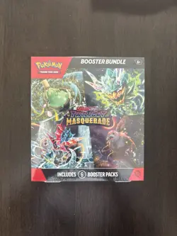 Pokemon TCG Twilight Masquerade Booster Bundle Box New Factory Sealed - 6 Packs - Image 1