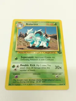 Nidorina 40/64 Pokemon 1st Edition Jungle NM - Image 1
