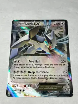 Lugia EX 68/98 Holo Rare EX Ancient Origins Pokemon Moderately Played - Image 1