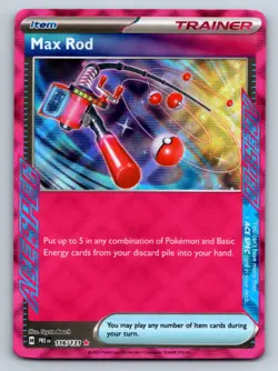 Max Rod ACE SPEC Rare SV: Prismatic Evolutions 116/131 NM - Pokemon TCG - Image 1