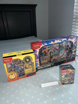 Pokemon Mega Lucario ex Figure Collection w/ Booster Bundle & Pokemon Day 2026 - Image 1