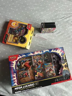 Pokemon Mega Lucario ex Figure Collection w/ Booster Bundle & Pokemon Day 2026 - Image 3