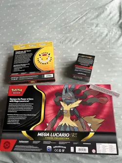 Pokemon Mega Lucario ex Figure Collection w/ Booster Bundle & Pokemon Day 2026 - Image 5
