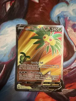 Alolan Exeggutor V (Full Art) 071/078 Pokemon GO Holo NM - Image 1