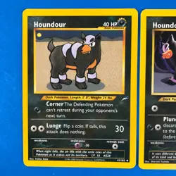 Houndour 39/75 Neo Discovery & Neo Destiny 43/105 - Vtg LOT Pokemon Card - Image 2