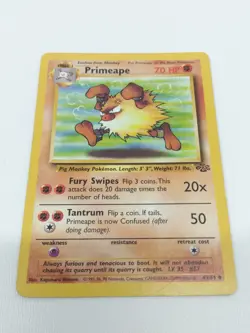 Pokemon Card Primeape Jungle 1st Edition 43/64 Near Mint Condition - Image 1