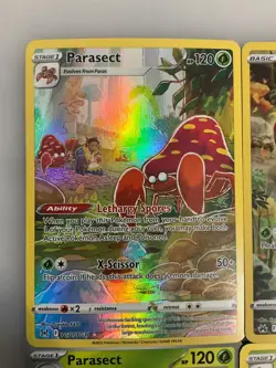 x14 Paras Parasect 🦀🍄 Mixed Lot pokemon cards Cute sweet All different ❤ - Image 2