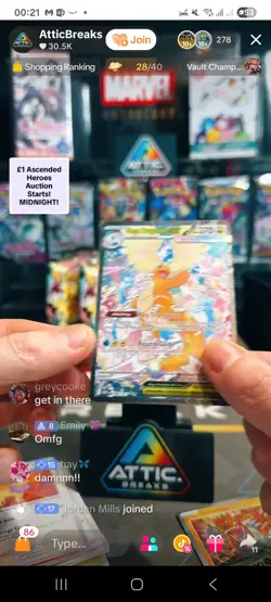 Pokemon TCG Ascended Heroes Mega Dragonite EX 290/217 SIR ACE 10 - Image 3