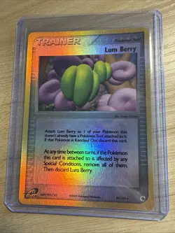 Lum Berry 84/109 Reverse Holo | EX Ruby & Sapphire 2003 | Pokemon Trainer | LP - Image 1