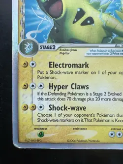 Pokemon Tyranitar ex 99/101 Delta Species Dragon Frontiers (HP) - Image 4