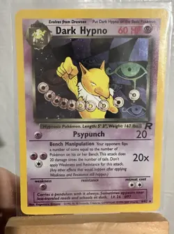 Dark Hypno 9/82 Team Rocket Holo NM Pokemon Foil Rare - Image 3