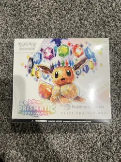 Pokemon Prismatic Evolutions Pokemon Center PC ETB Sealed New WITH ACRYLIC CASE - Image 2