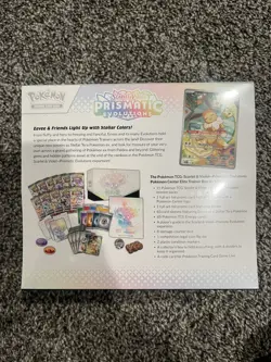 Pokemon Prismatic Evolutions Pokemon Center PC ETB Sealed New WITH ACRYLIC CASE - Image 3