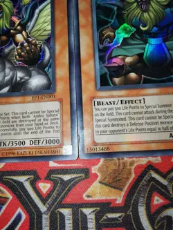 Theinen/Andro/Teleia Sphinx ep1-en001/02/03 (LP/MP) Ultra Rare Yu-Gi-Oh! - Image 3