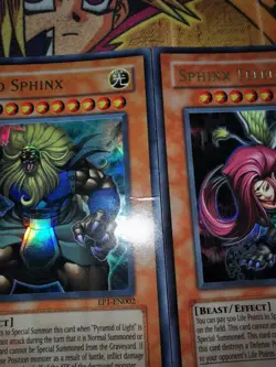 Theinen/Andro/Teleia Sphinx ep1-en001/02/03 (LP/MP) Ultra Rare Yu-Gi-Oh! - Image 4