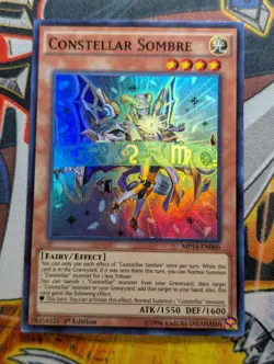 MP14-EN060 Constellar Sombre Super Rare 1st Edition YuGiOh Card - VLP - Image 1