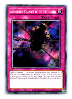 Abominable Chamber of the Unchained - MP20-EN192 - Common - 1st Edition Yugioh - Image 1